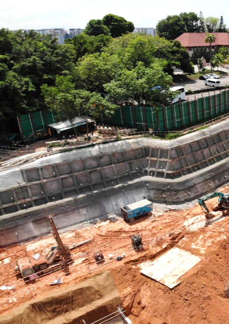 North south corridor tunnel in Singapore